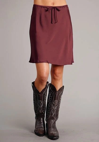Stetson 1763 Poly Satin (Wine) - Women's Skirt