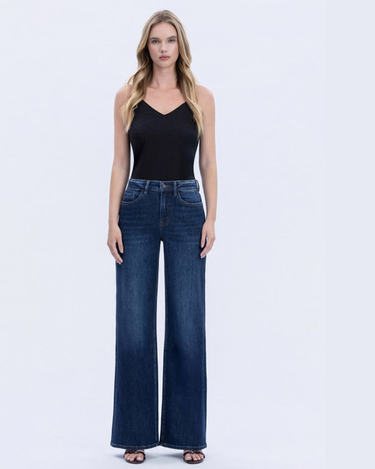 Charlotte High Rise Wide Leg Jeans