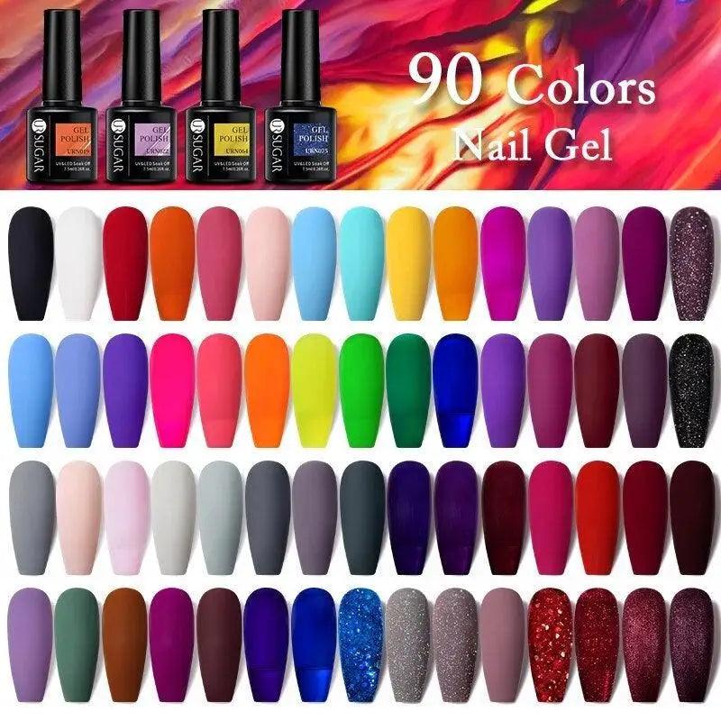 TREND Matte 7.5ML Nail Gel Polish Base Matte Coat UV LED Home Manicure Luxury Matte Design Luxury Nail Gel For Womens and Girls