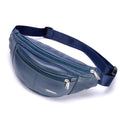 Men's Retro Genuine Leather Moon Type Large Men's Waist Packs