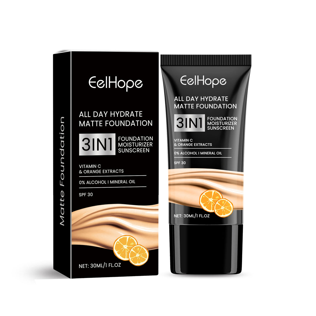 Moisturizing Matte Foundation Natural Lightweight Brightening Facial Skin Care Moisturizing Foundation Without Removing Makeup