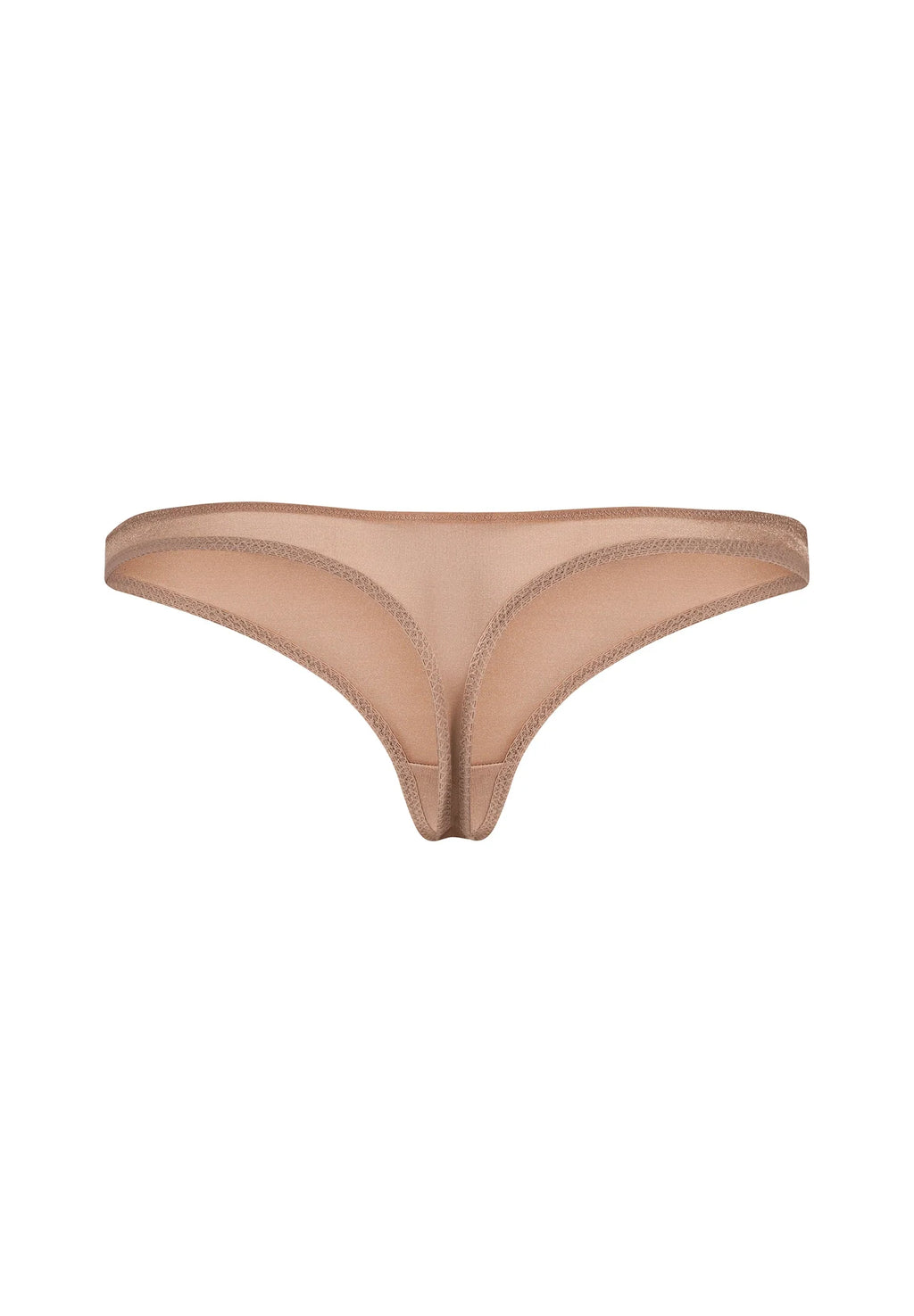 Gossard Glossies Nude Sheer See Through Thong Panty
