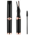 2 In 1 Clip Comb Heated Eyelash Curler Electric Mini Lash Curler Natural Eye Lash Makeup Tool with 3 Temp Settings 10Mins Shutdown