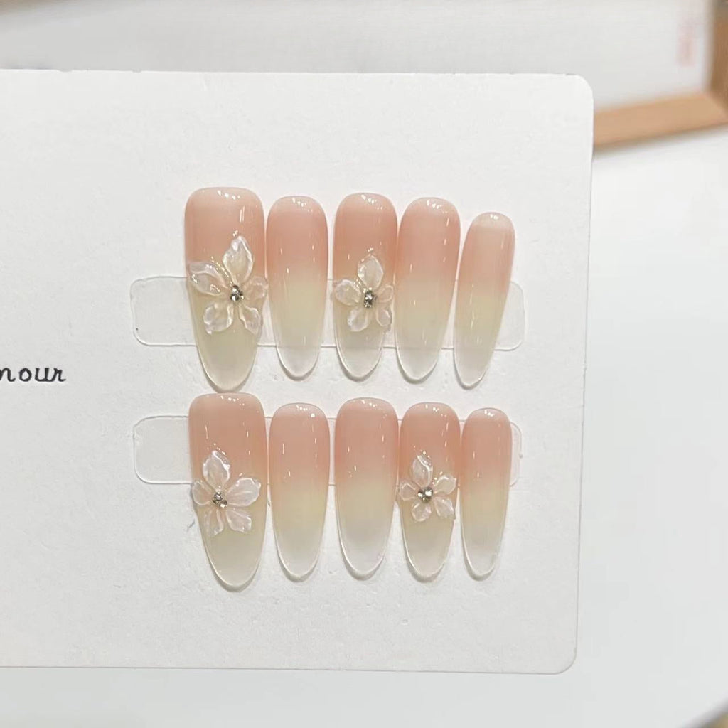 0980- Handmade press on nails fake nails removable