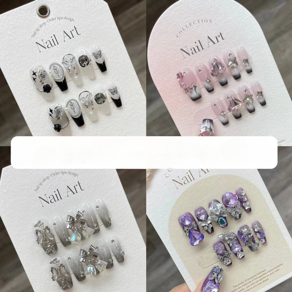 1024- Handmade press on nails fake nails removable