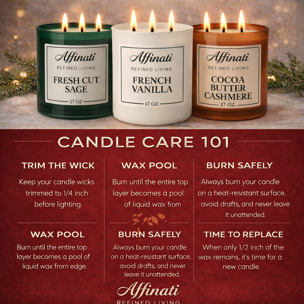 White Driftwood Wooden Wick Candle – Luxury 21 oz Soy Blend | Affinati
