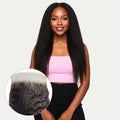 Kinky Straight 6x6 HD Lace Human Hair Closure