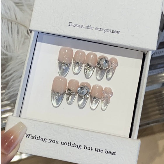 1033- Handmade press on nails fake nails removable