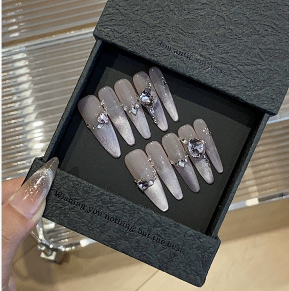 1033- Handmade press on nails fake nails removable