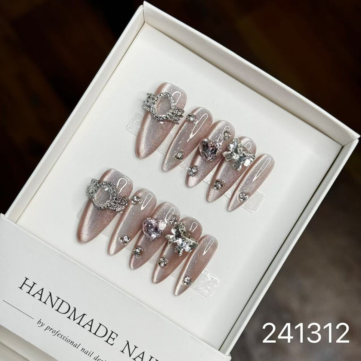 1028- Handmade press on nails fake nails removable