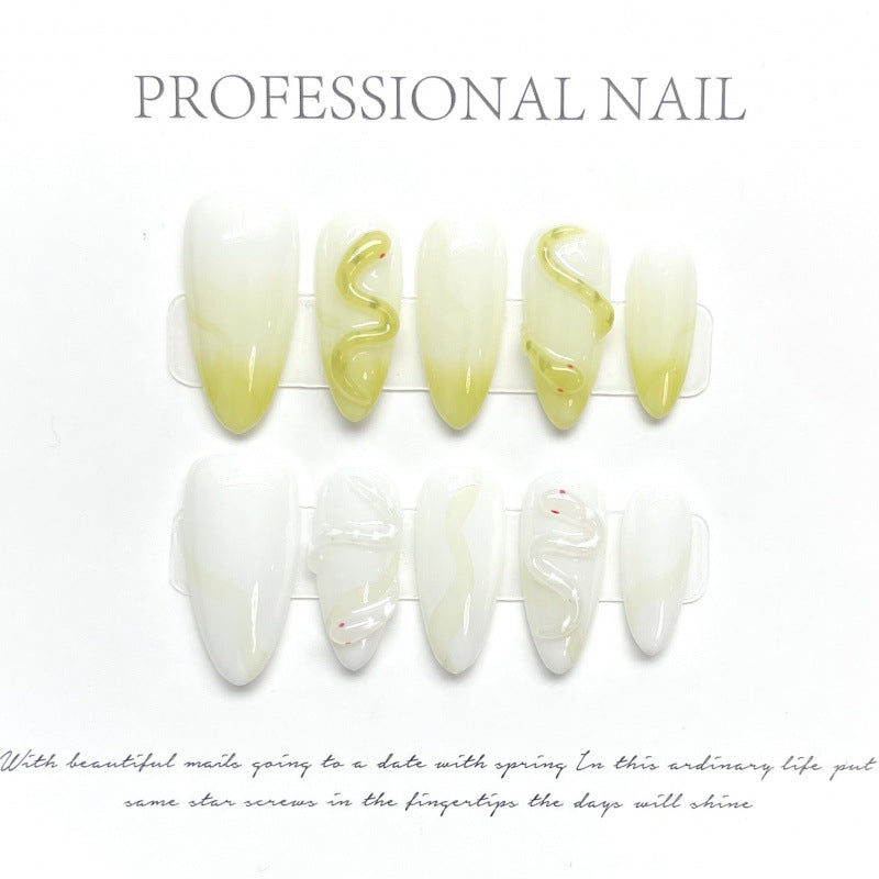 1023- Handmade press on nails fake nails removable
