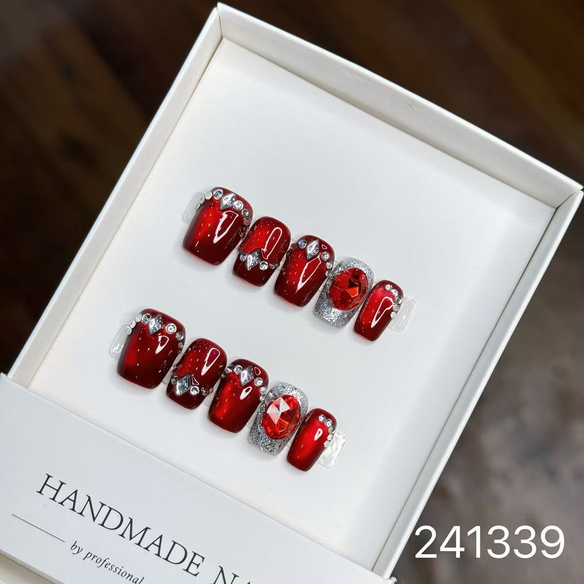 1028- Handmade press on nails fake nails removable