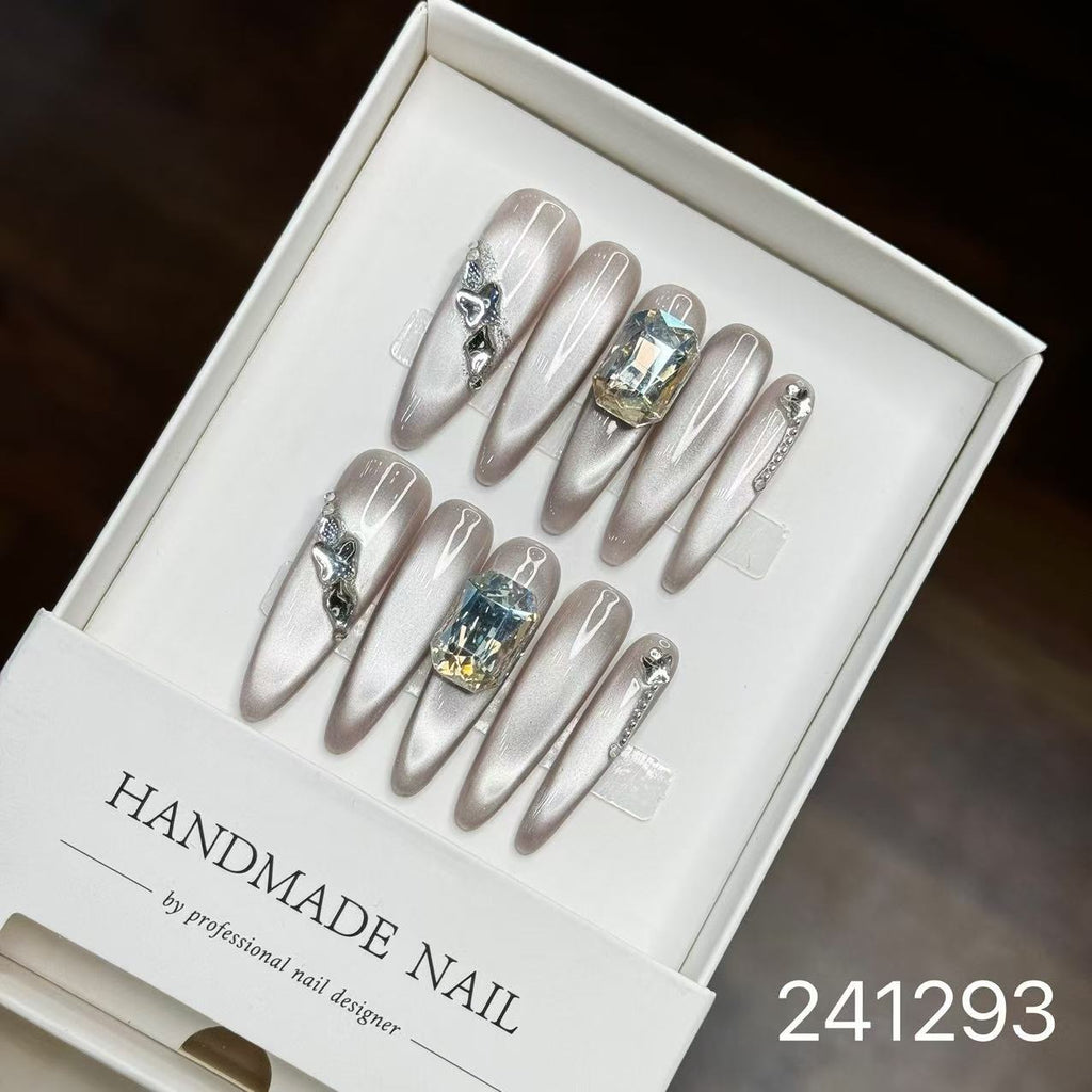 1028- Handmade press on nails fake nails removable
