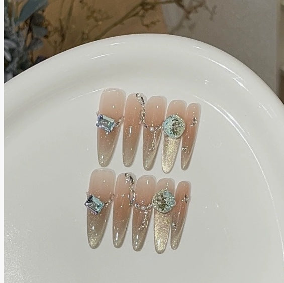 1033- Handmade press on nails fake nails removable
