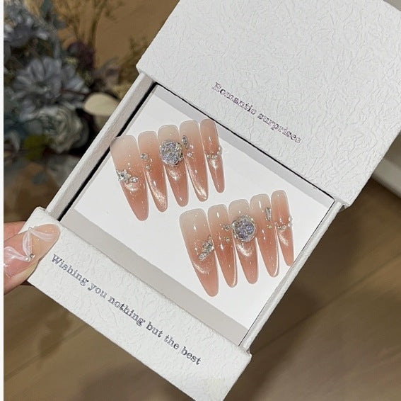 1033- Handmade press on nails fake nails removable