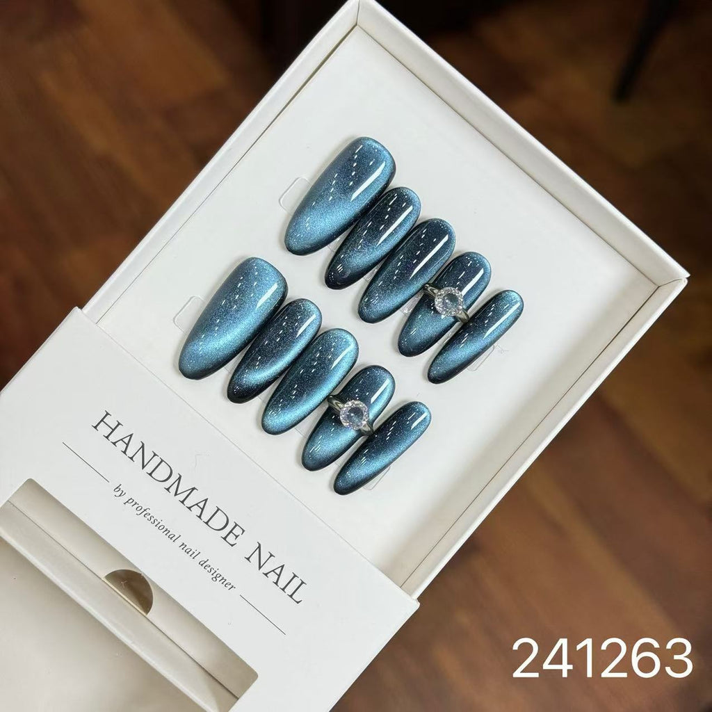 1028- Handmade press on nails fake nails removable