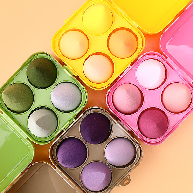 Makeup Sponge Set with Storage Case – 4/8-Piece Blender Kit for Foundation & Concealer (MMU039)