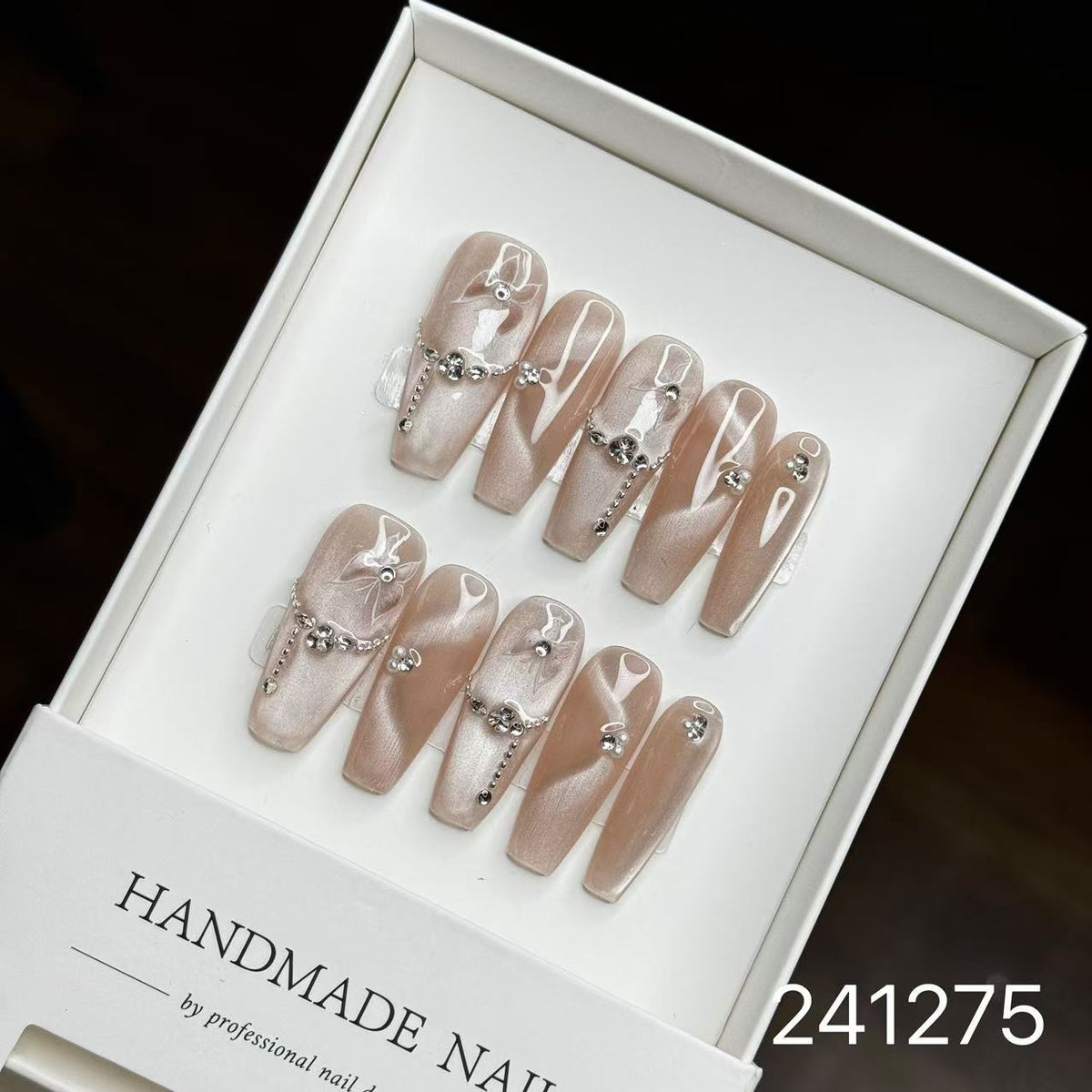 1028- Handmade press on nails fake nails removable