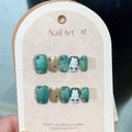0951- Handmade press on nails fake nails removable