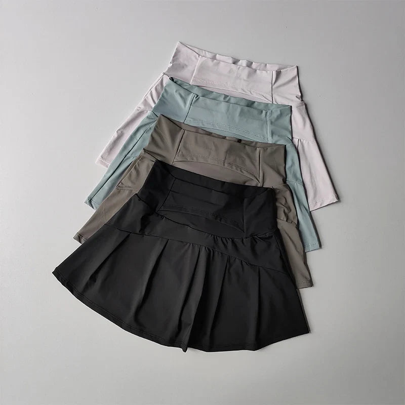 Women's Quick Dry High Waist Sports Skirt