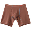 Mens Long Legs Boxer Briefs Breathable Pouch Trunks Casual Underpants Underwear Men Stretch Shorts