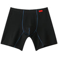 Mens Long Legs Boxer Briefs Breathable Pouch Trunks Casual Underwear Men Stretch Shorts