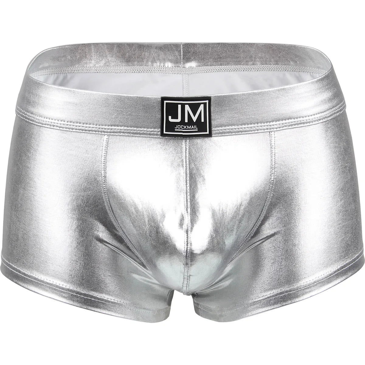 Mens Underwear Boxers Brief Sexy  Male Underwear PU Leather Underpants Man Swim Trunk Men Underwear Boxer Shorts
