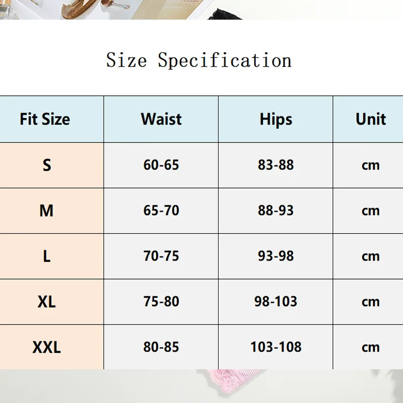 Soft Cotton Women's Thong Panties – 3-Piece Lingerie Set (S–XL)
