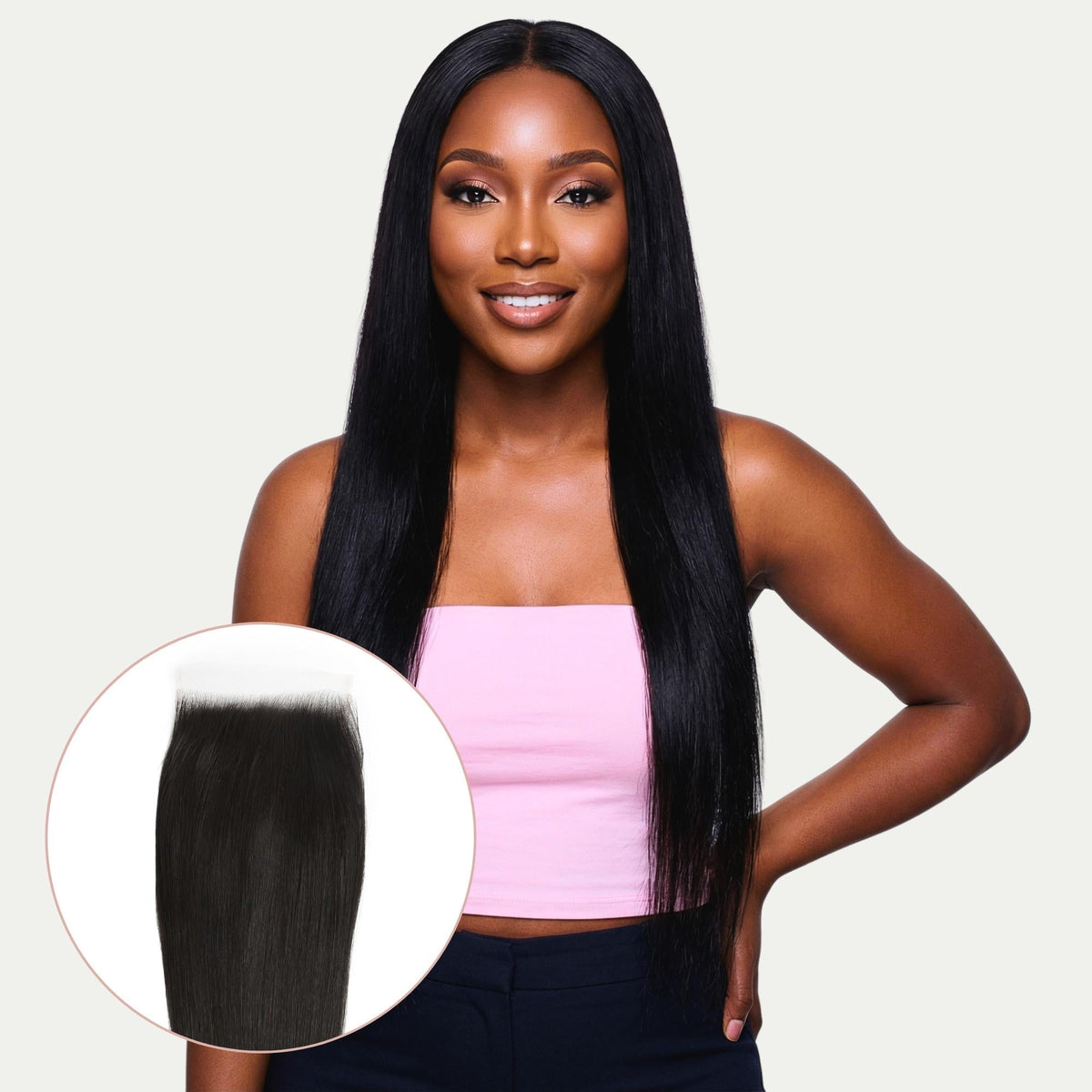 Straight 6x6 HD Lace Human Hair Closure