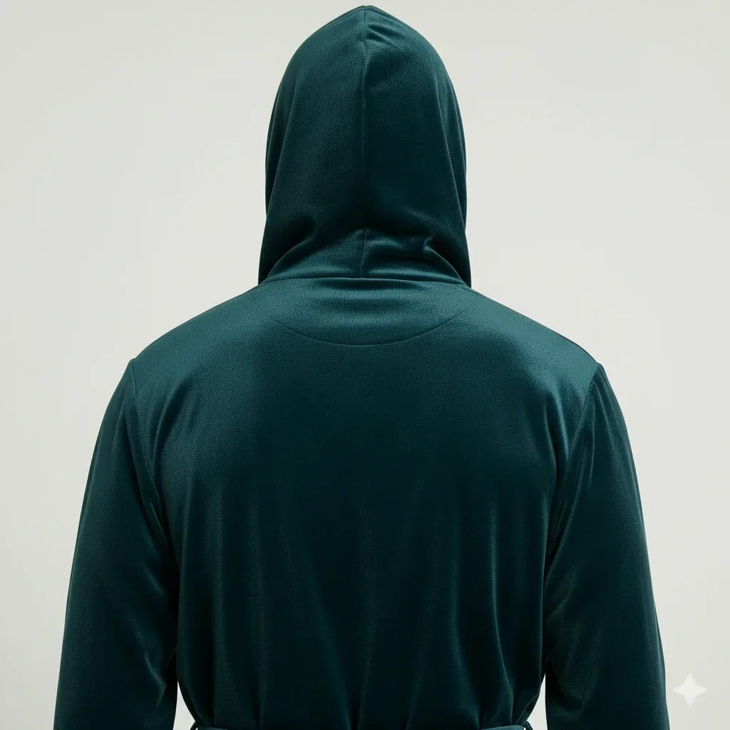 Men’s Robe with Hood – Ultra-Soft Plush Comfort for Everyday Use