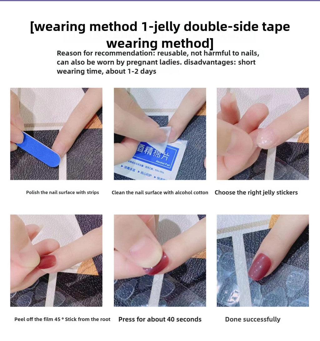 1046- Handmade press on nails fake nails removable