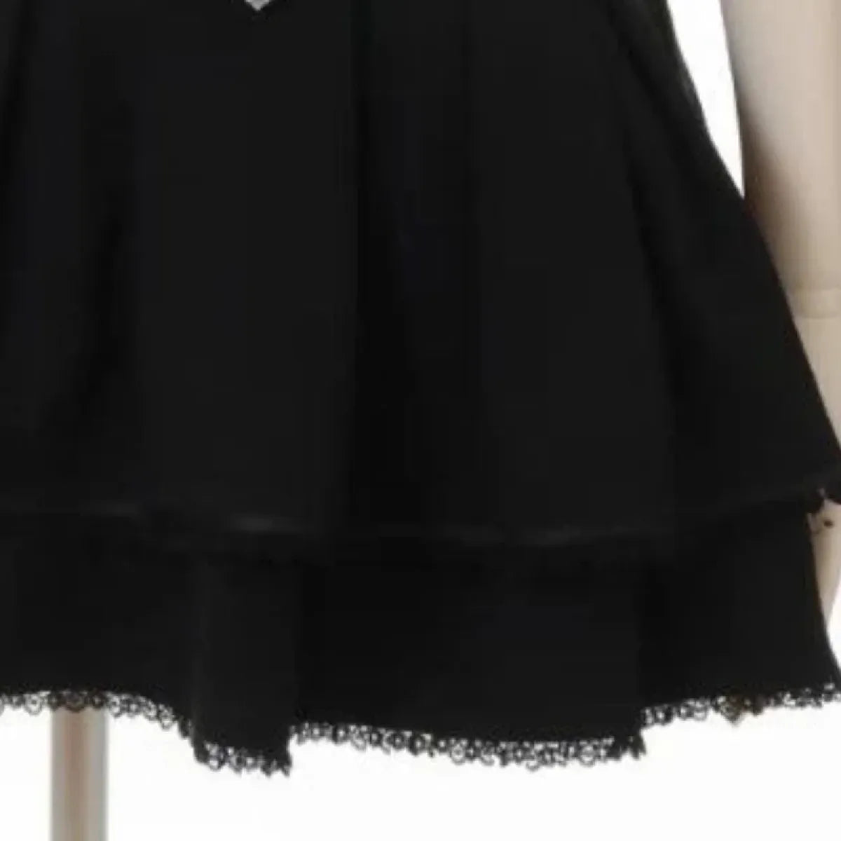 High Waist Lolita Mini Skirt – Sweet Lace & Bow Details