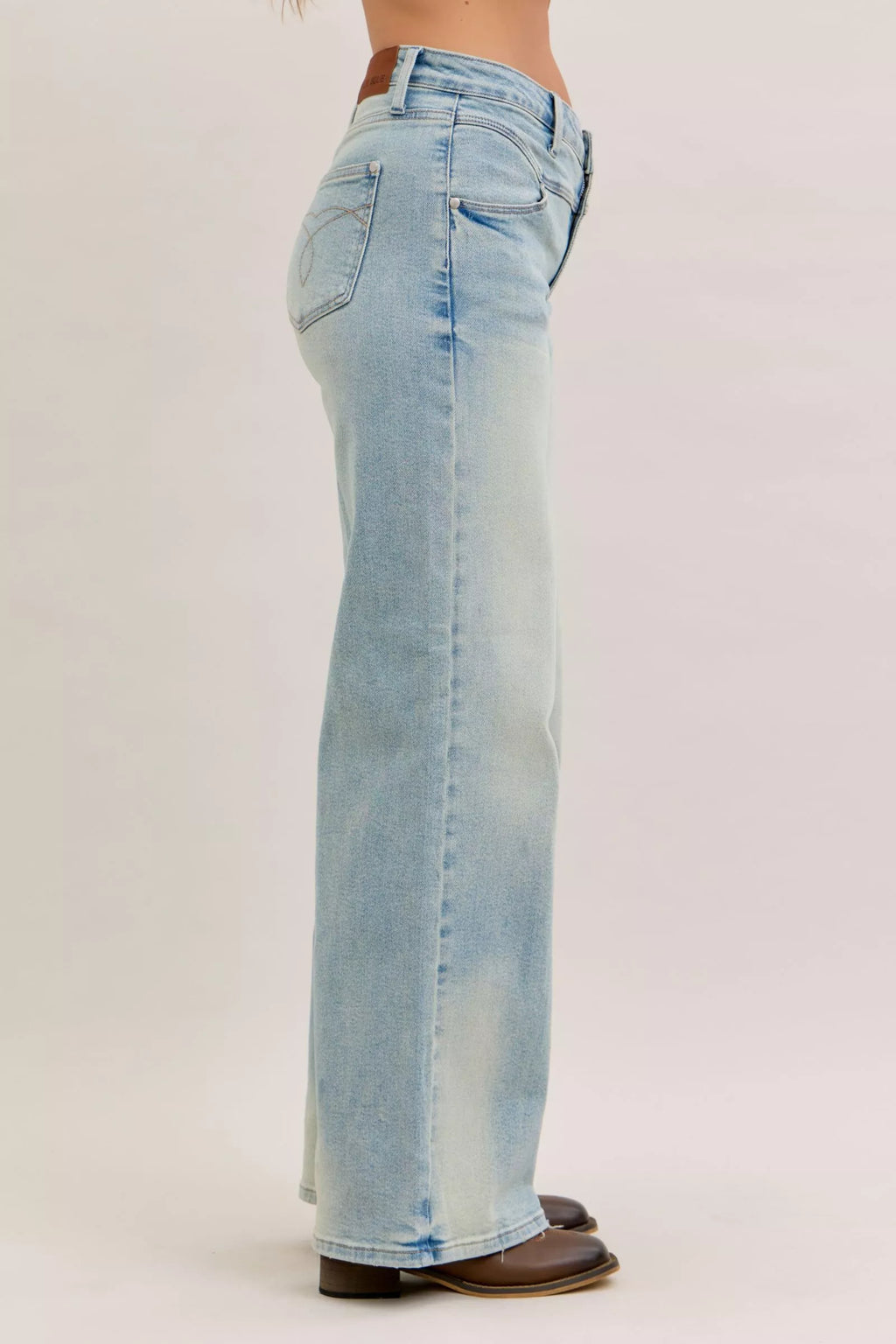 Judy Blue High Waist Column Straight Jeans