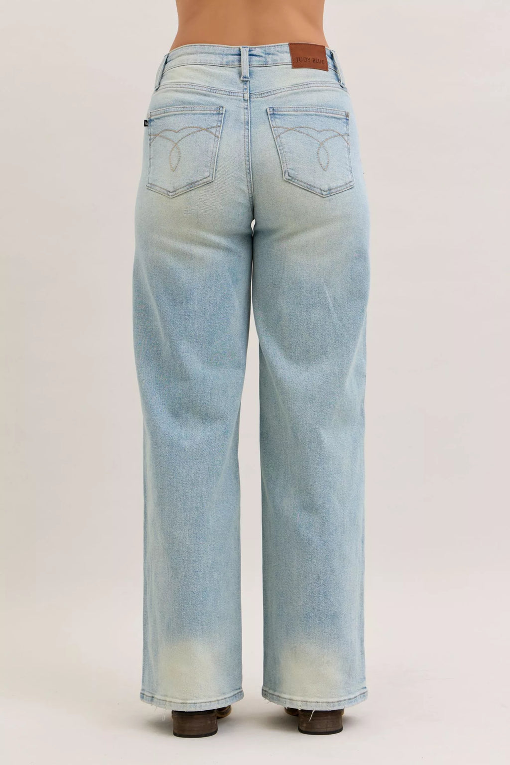 Judy Blue High Waist Column Straight Jeans