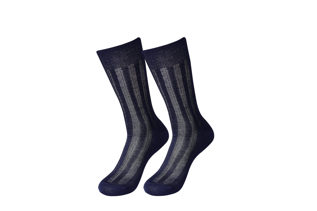tittimitti® Men's 100% Mercerized Filo di Scozia Cotton Dress & Trouser Socks 3-Pack – Made in Italy