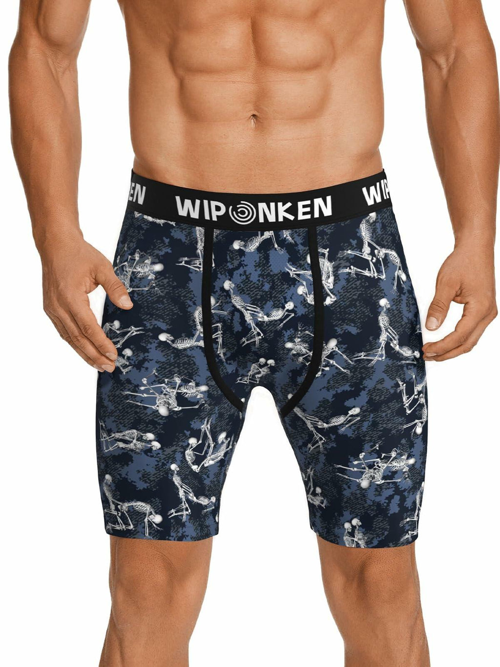 WIPONKEN Men's Boxer Briefs Moisture Wicking No-Fly Underwear Size S