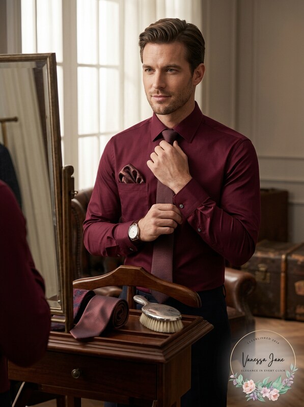Alfatech by Alfani Mens Athletic Fit Dress Shirts