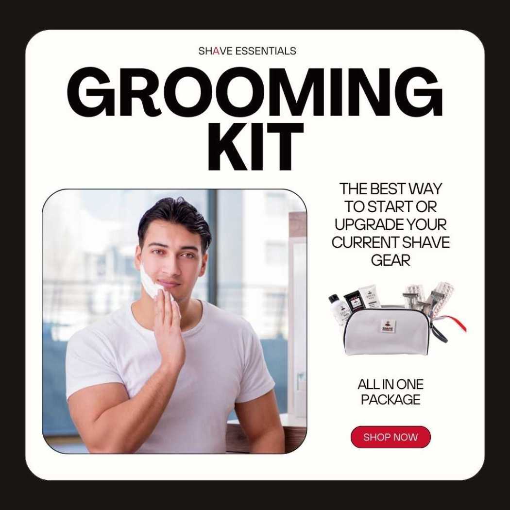 Complete Grooming Kit for Men | Shave Essentials Premium Set