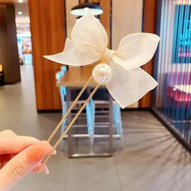 Simple Women Hair Stick Vintage Hair Clip Hairstyle U Shape Design Hairpin Girl Ponytail Hair Accessories