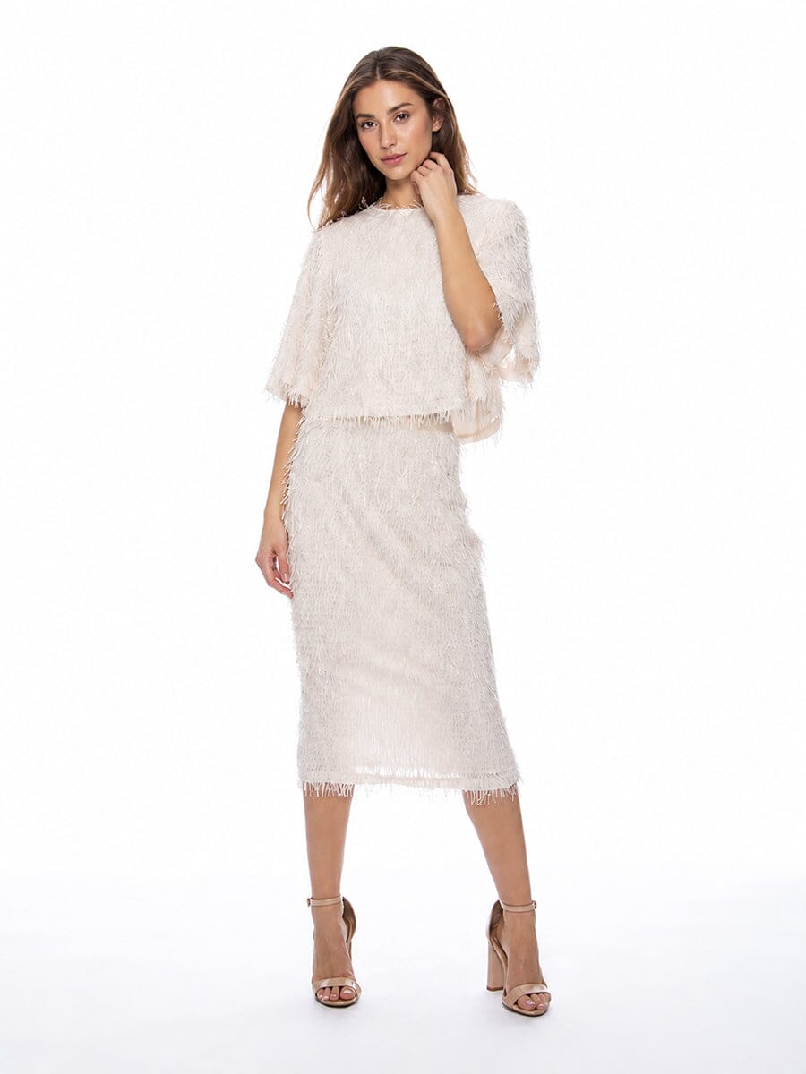 Gracia Fashion Women's Tinsel Style Pencil Skirt